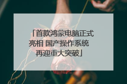 首款鸿蒙电脑正式亮相 国产操作系统再迎重大突破