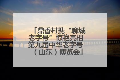 鼎香村携“聊城老字号”惊艳亮相第九届中华老字号（山东）博览会