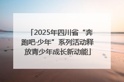 2025年四川省“奔跑吧·少年”系列活动释放青少年成长新动能
