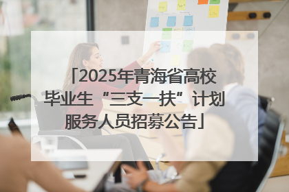 2025年青海省高校毕业生“三支一扶”计划服务人员招募公告